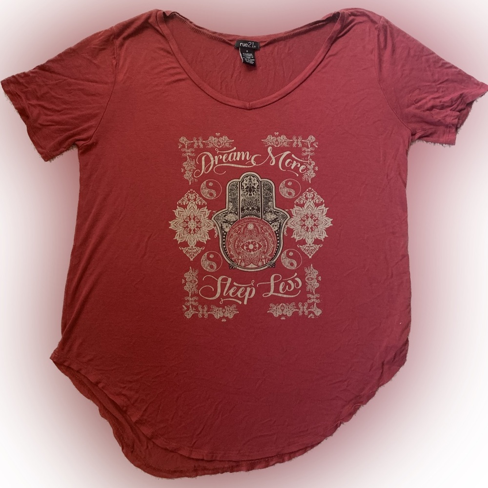 Rue21 Loose Hamsa print top (small)